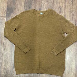 Twik Warm Brown Crew Neck Sweater